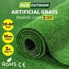Mobi Artificial Grass Synthetic Fake Lawn 20~60SQM Turf Plant Plastic Olive 10mm