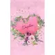 Daphne: Personalized Small Journal - Gift Idea for Women & Girls (Pink Floral Heart Wreath)