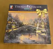 Ceaco Thomas Kinkade 1000 Piece Puzzle Called Spirit of Christmas - Open Box