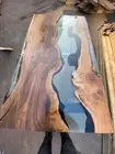 Epoxy Coffee Table with Clear Resin, Epoxy Table, Resin Dining Table Top, Decor