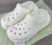 Crocs Classic Crush Platform Clog White Mens 11 Women’s 13 207521-100 NEW IN BOX