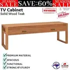 Solid Wood Teak TV Cabinet Wooden TV Stand Media Unit Console Storage vidaXL