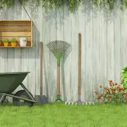 Garden Bow Rake Heavy Duty Leaf Rake Straight Rake Hand Rake Gardening Claw Rake