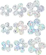 COMNESTBI 9pcs Collision Flower Bird Window Stickers DIY Static Cling Decals for Home Decoration Prevent Glass Strikes Suitable for Indoor Windows and Doors