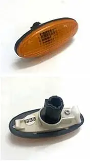 FEILIDAPARTS 2 X SIDE MARKER LAMP ASSY-SIDE FLASHER COMPATIBLE WITH Nissan Pick Up D22 Navara/NP300 240SX