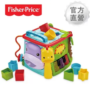 【Fisher price 費雪】可愛動物積木盒