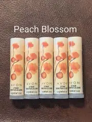 Avon Blossoms Lip Balm Chapstick - Peach Blossom - Lot of 5