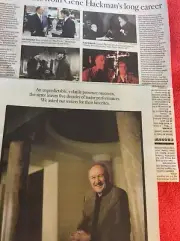 ARTICLE 1930 - 2025 GENE HACKMAN NOTABLE MOVIES THE FIRM YOUNG FRANKENSTEIN