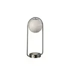 19 Silver Clip Globe USB Table Lamp