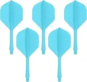 Dart Shaft and Flights Combo - Integrated Dart Stems and Flights | Target Accessories, High-Strength Target Shafts for Competition, Entertainment