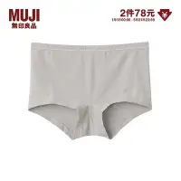 在飛比找Yahoo!奇摩拍賣優惠-無印良品 MUJI 女式 彈力 天竺編織 平角短褲 內褲