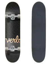 VERB COMPLETE SKATEBOARD PROGRESSIVE WAVES BLACK/CHARCOAL 8