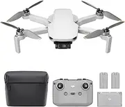 DJI Mini 4K Fly More Combo, Drone with 4K UHD Camera for Adults, Under 249 g, 3-Axis Gimbal Stabilization, 10km Video Transmission, Auto Return, 3 Batteries for 93-Min Max Flight Time, QuickShots