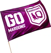 Queensland Maroons 2025 State of Origin QLD Queensland Game Day Flag
