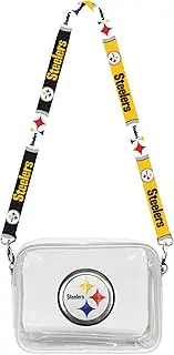 Littlearth Pittsburgh Steelers NFL Clear Fanny Fan Purse