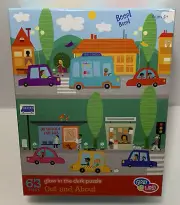 NIB Children's Gibby & Libby Out & About Glow In the Dark Puzzle 63 Pieces 4+
