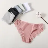 在飛比找ETMall東森購物網優惠-1Pcs/set Women Cotton Panties 