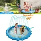 68'' Sprinkler Play Mat Water Toy Dog Pool Beach Splash Pad Game Centre Spray