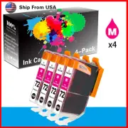 4PK of Magenta PGI-72 PGI 72 PGI72 Ink Cartridge for Pixma Pro10 Printer