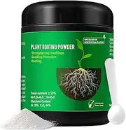 Rooting Powder for Plant Cuttings, Rapid Rooting Fertilizer, Seedling Fertilizer Nutrient Booster Powder Strong Growth Enhancer for Tree Vegetable Succulent Fruit Garden Lawns