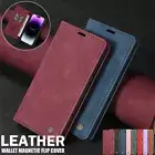 For iPhone 16e 16 15 14 13 12 11 Pro Max X 8 Plus Wallet Case Leather Flip Cover