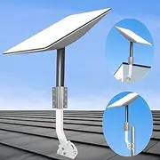 Starlink Roof Mount, Starlink Internet Kit Satellite Antenna J Pole Mounting Kit,Great for Roof or Wall or Pole, Adjust 160 Degree, Compatible with Starlink Gen 2 and High Performance Dish