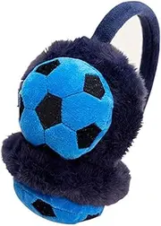 [TEAFIRST] Earmuffs Winter Boys Girls Football Ear Muffs Warm Soft Thick Adjustable