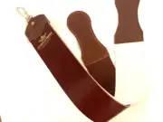 Imperia La Roccia 3" PREMIUM Latigo Razor Strop (Burgundy)
