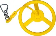 COMNESTBI Fitness Ring Heavy Duty Plastic Steering Wheel Swing for Indoor Outdoor Use Exercise Handle Grip for Portable Design Easy Installation for Active Play