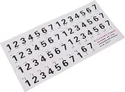 TOGEVAL 1 Set Beginner Piano Keyboard Stickers Adhesive Decals for Key Electronic Organ Easy to Read Labels Teaching Tool for Beginners