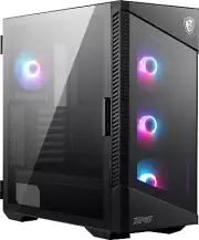 MPG Velox 100R - Mid-Tower Gaming PC Case - Tempered Glass Side Panel - 4 X 120M