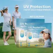 Golf Patch 5pcs UV Protection Golf Face Gel Patch Earloops Outdoor 2025 Q7P8