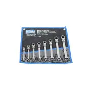 SP Tools 6Pcs Double Ring Gear Drive Spanner Set - Flex Head SAE Wrench Cr-V