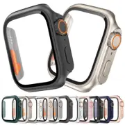 For Apple Watch 10 46mm 42mm Case Tempered Glass Screen Protector Full Cover