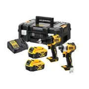 DeWALT 18V 4Ah XR Atomic Combination Kit - 2 Piece
