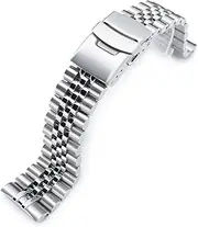 [MiLTAT] 22mm Watch Band for Seiko SRP775 SRP777 SRPA21, Super-J Solid Screw-Links