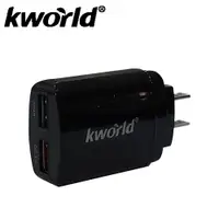 在飛比找蝦皮商城優惠-【Kworld 廣寰】QC3.0 2孔高速快充充電器 適用i