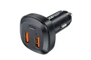66W In-Car Fast Charger with 2 USB-A and 1 USB-C Ports