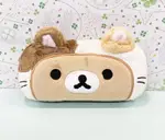 【震撼精品百貨】RILAKKUMA SAN-X 拉拉熊懶懶熊 拉拉熊眼鏡盒-裝扮貓#64962 震撼日式精品百貨