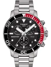 [Tissot] Seastar 1000 Chronograph T1204171105101 Watch in Black