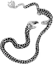 [LIFKOME] Exaggerated Ear Clips Snake Clip Earrings Ear Crawler Snake Earrings Ear Rings Faux Nose Rings Dangle Earrings for Women Trendy Earrings Golden Drill