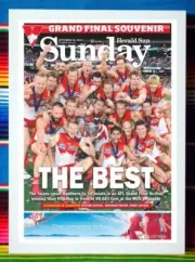 Framed 2012 SYDNEY SWANS AFL Premiers Poster - 62cm x 44.5cm x 3cm