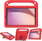 Kids Case for Lenovo Tab M8 4th Gen case 8 Inch 2023(TB-300FU/TB-300XU) ，Shockproof， Lightweight Handle Stand，8 inch Lenovo Tab M8 4th Gen Cover.(Red)