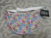 Uniqlo x Keith Haring Round Mini Shoulder Crossbody Bag 00 White BNWT
