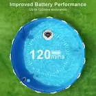 KOSGHO Cordless Robotic Pool Cleaner IPX8 Waterproof Dual-Motor Strong Sucti TTU