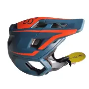 Fox Racing Dropframe Pro MTB Bicycle Downhill Helmet Driver Dark Indigo Small S
