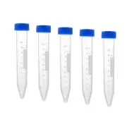 Pack of 10 Plastic Centrifuge Tube,for Molecular Biology (Blue, 10ml)