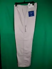 NEW Dockers Khaki Pants Mens 34x34 Relaxed Fit *Washed Chino* Flat Front