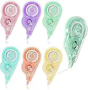 6 Pcs Correction Tapes, SHAIDOJIO White Out Tape, Correction Tape Eraser 39.3 Feet Long for School, Office, Note Taking, Marking, Crafting, Bullet Journal, Scrapbooking