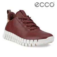 在飛比找Yahoo奇摩購物中心優惠-ECCO GRUUV W 樂步輕便經典皮革休閒鞋 女鞋 深酒